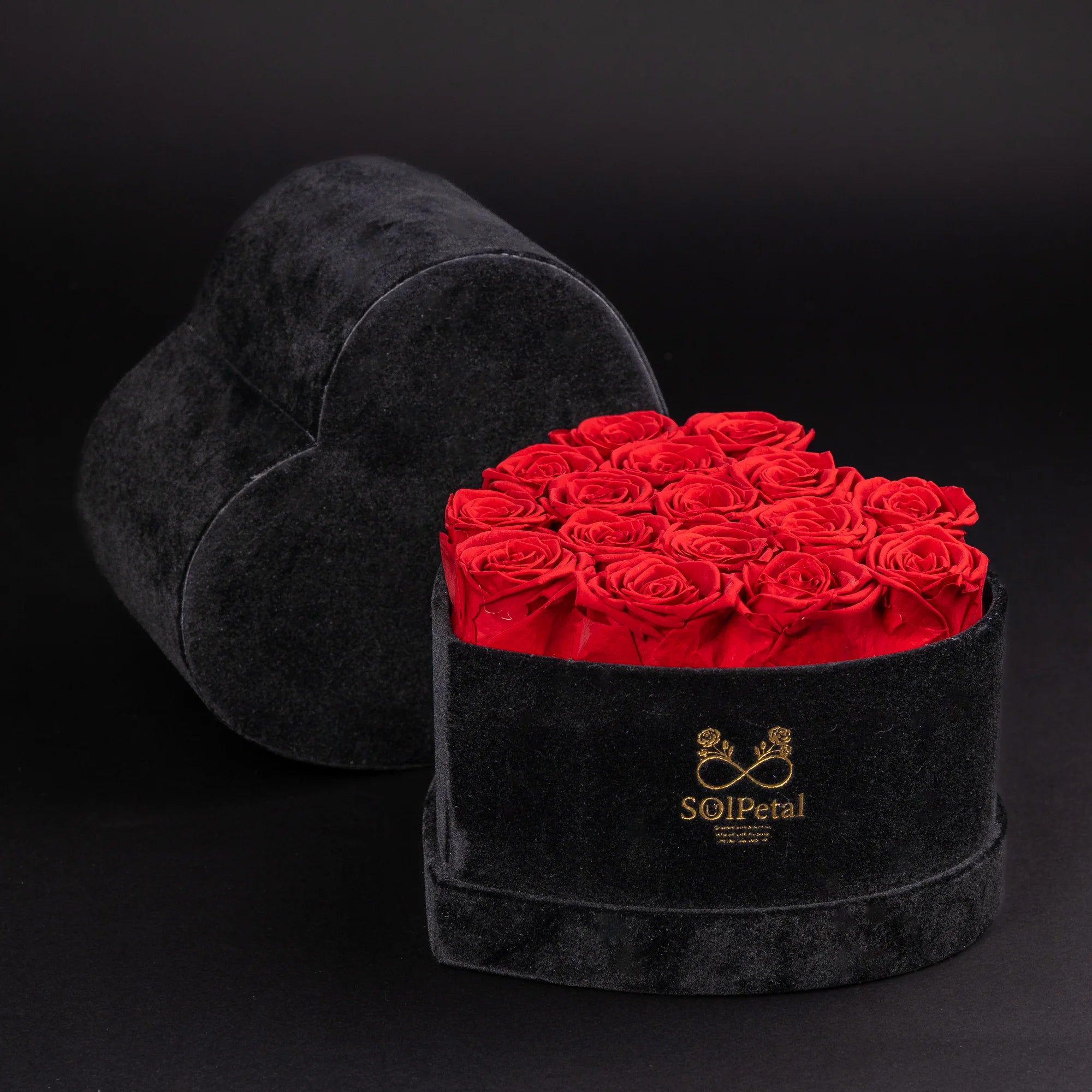 Eternal Roses -  Medium Heart