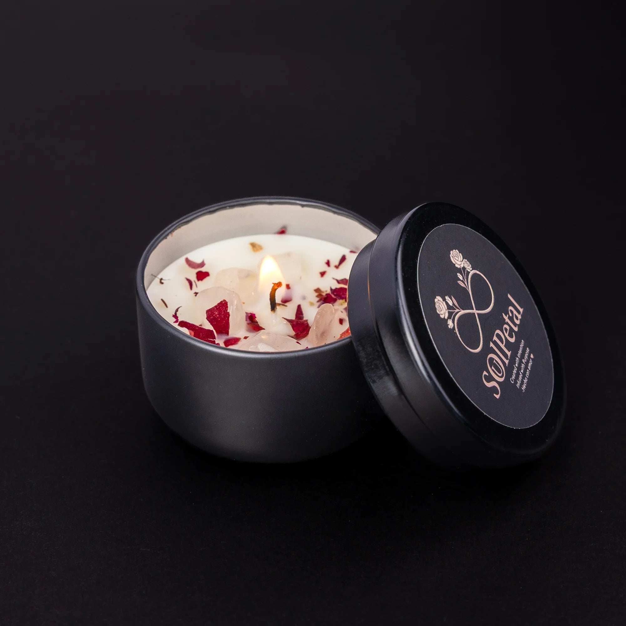 Black Tin Candle