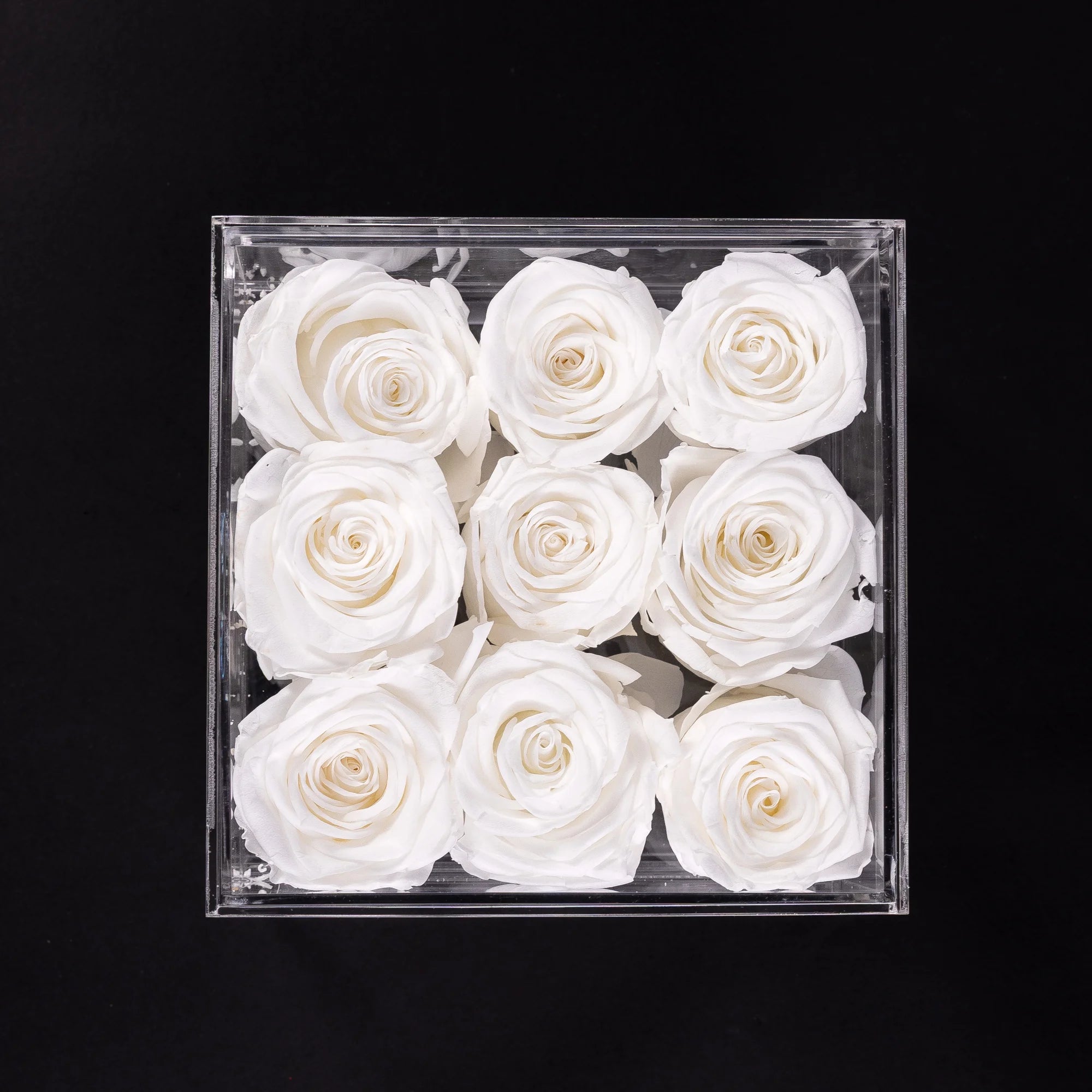 Acrylic Rose Box - 9 Roses