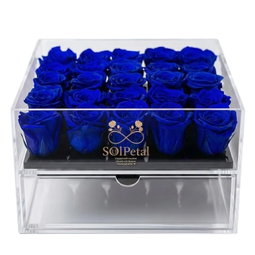 Acrylic Rose Box - 25 Roses