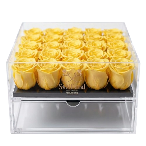 Acrylic Rose Box - 25 Roses