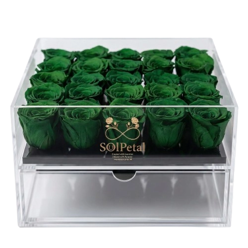 Acrylic Rose Box - 25 Roses