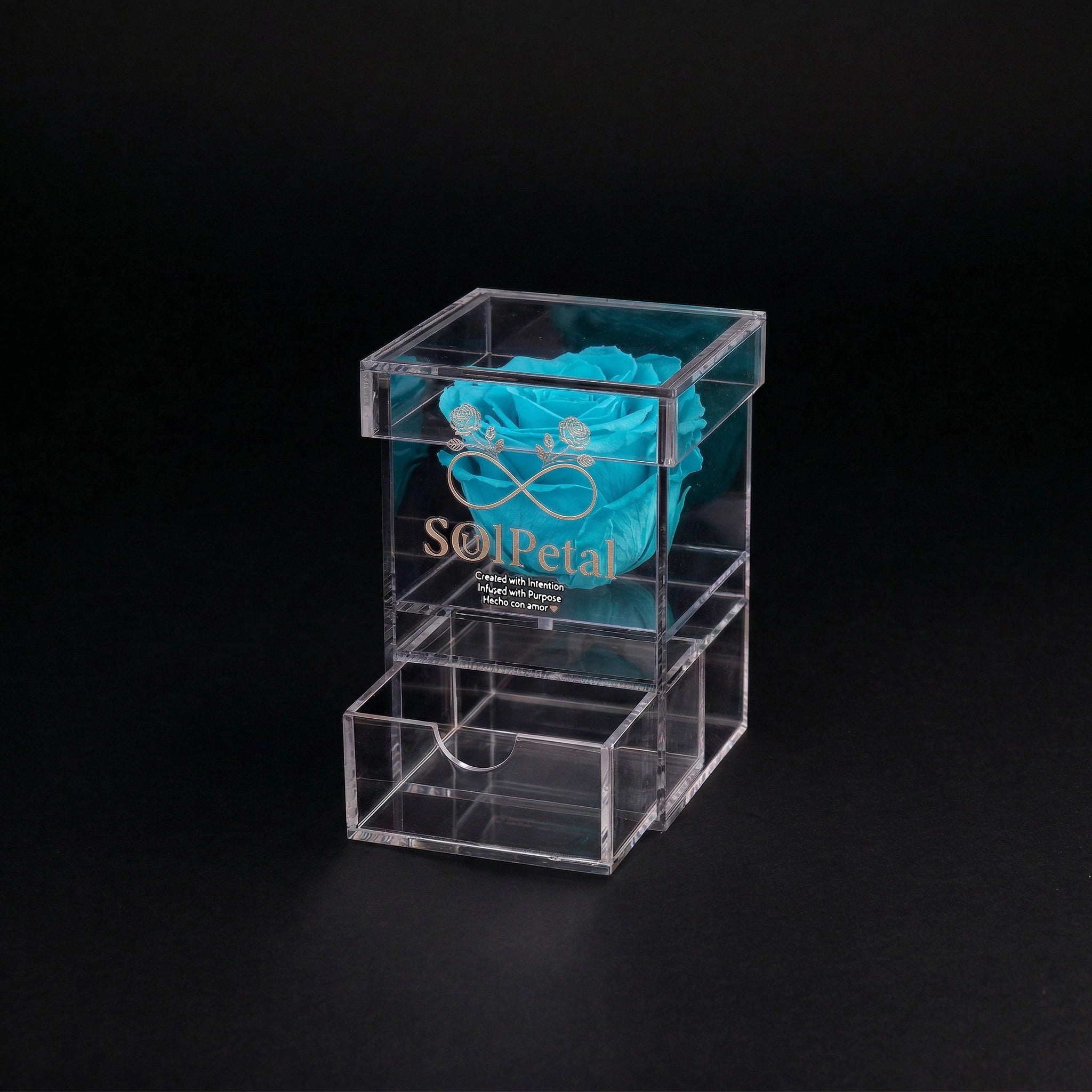 Acrylic Single Rose Box