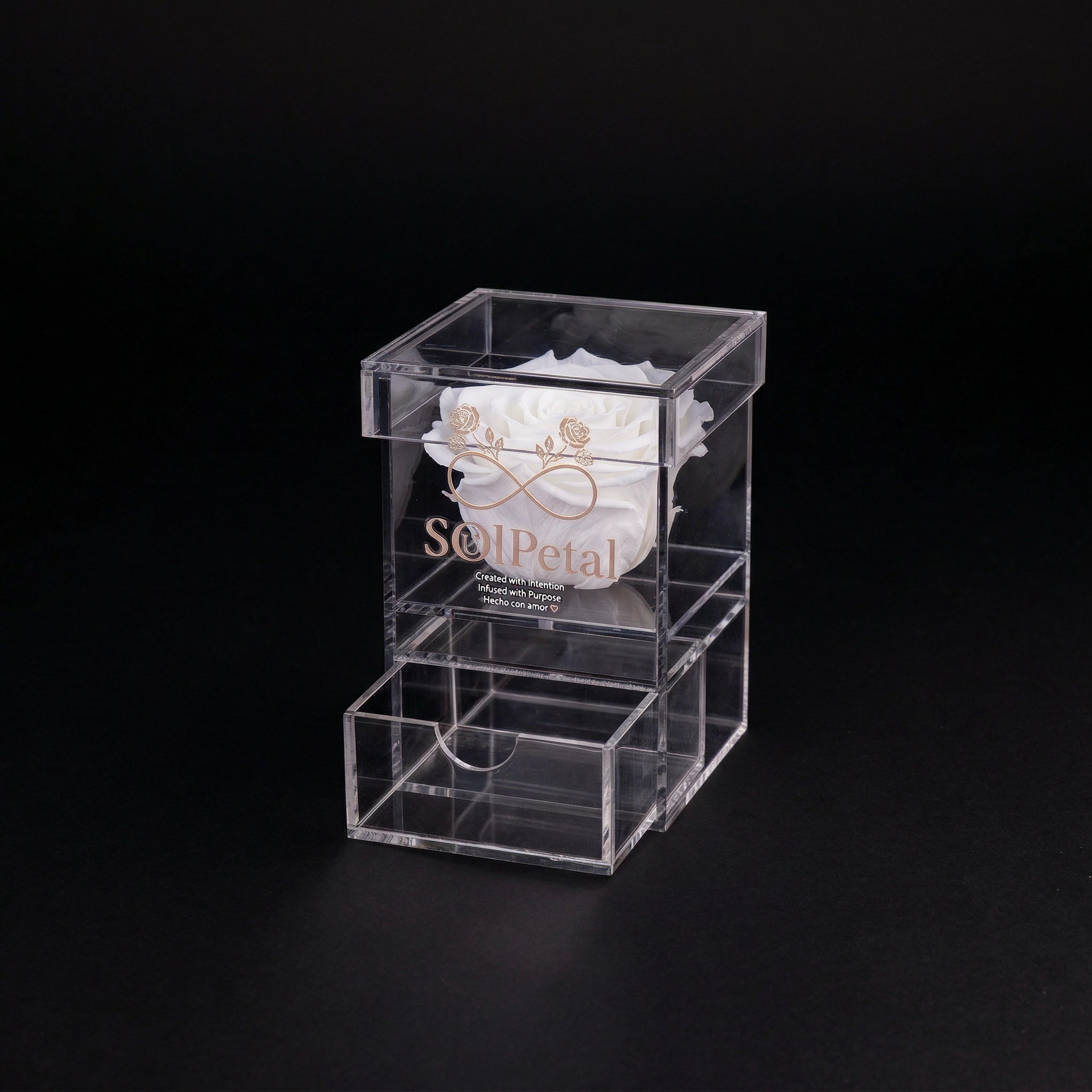 Acrylic Single Rose Box