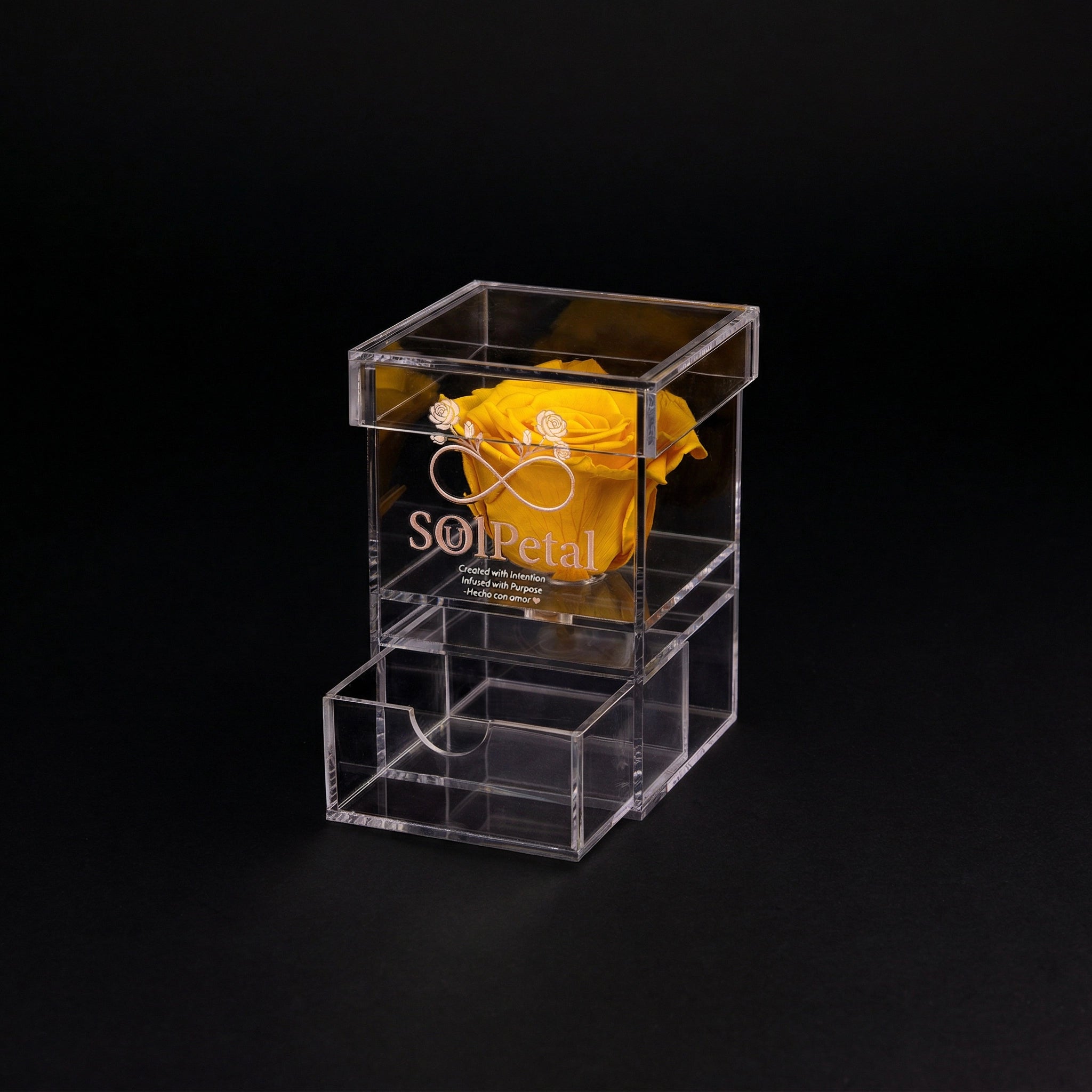Acrylic Single Rose Box