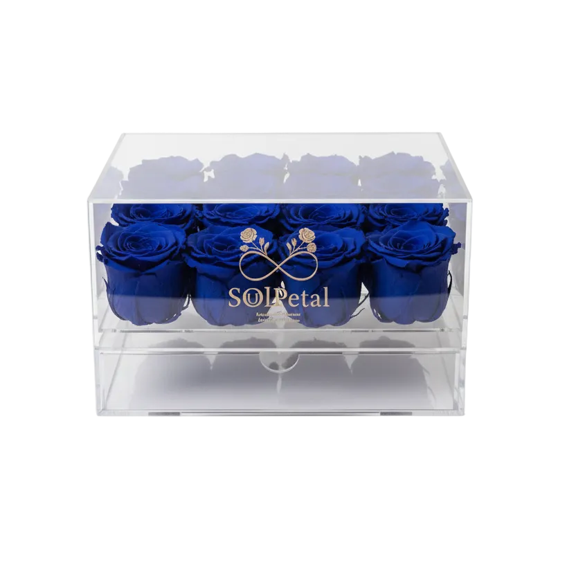 Acrylic Rose Box - 16 Roses