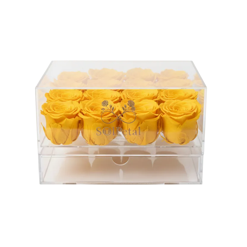 Acrylic Rose Box - 16 Roses