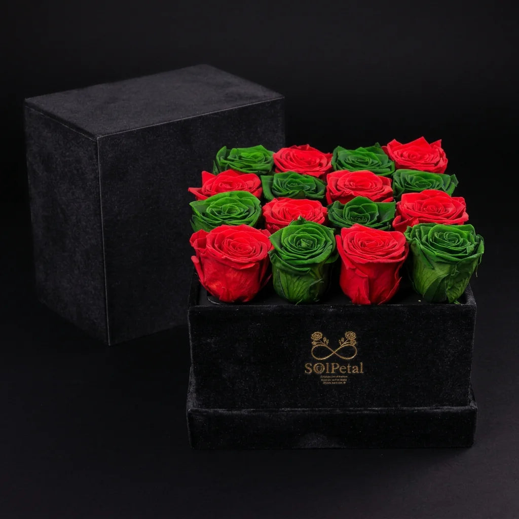 Rosas Eternas - Cuadrado Mediano